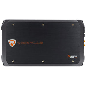 Rockville RXA-T2 2400 Watt Peak/625w RMS 2 Channel Car Stereo Amplifier+Amp Kit