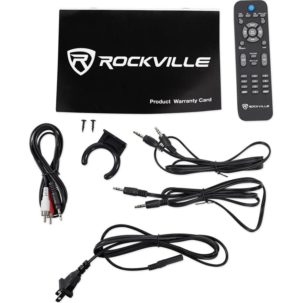 ROCKnGo 8 Portable Karaoke Speaker + Wireless Microphone Bundle