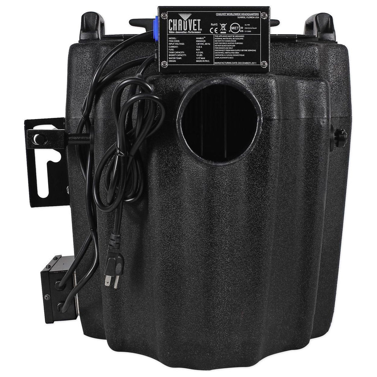 Chauvet DJ Nimbus Professional Plug/Play Dry Ice Fog Machine+Multi-Level Control
