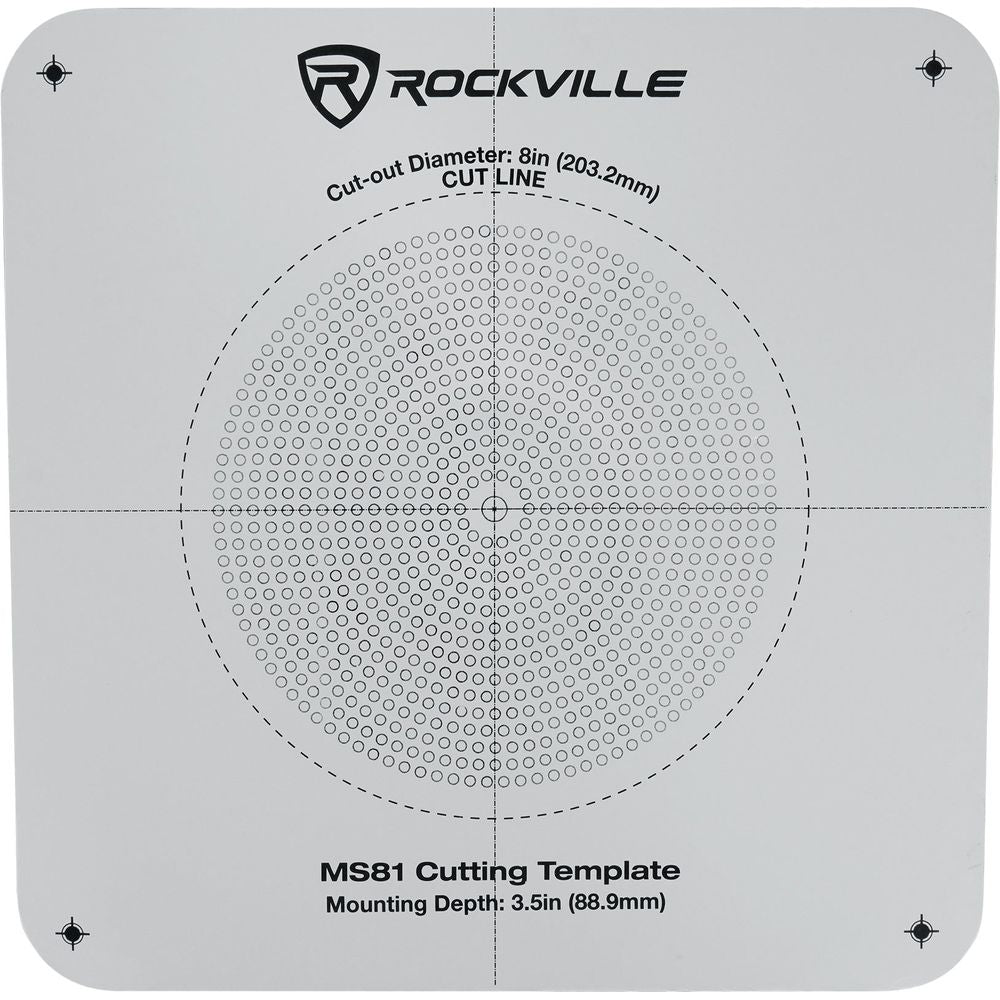 Commercial Amp+24) 8" Background Music Ceiling Speakers For Restaurant
