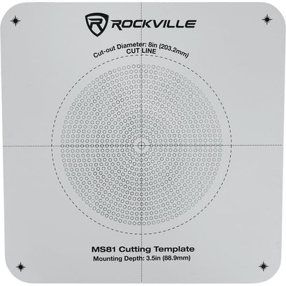 Commercial Amp+24) 8" Background Music Ceiling Speakers For Restaurant