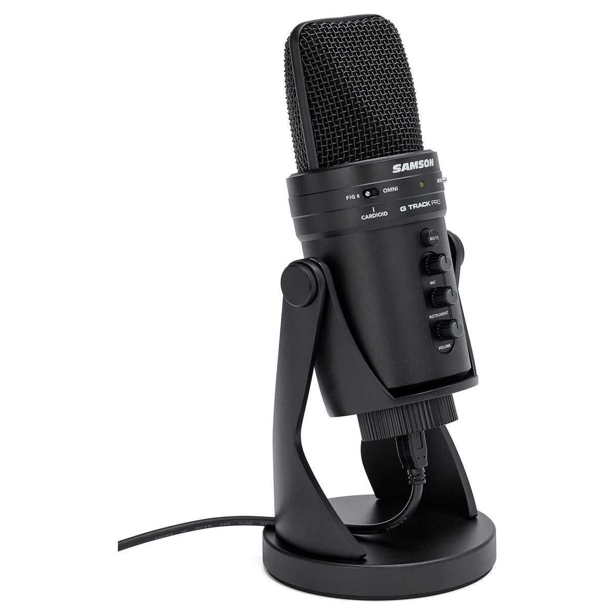 G-Track Pro USB Recording Microphone with Audio Interface and Pop Filter