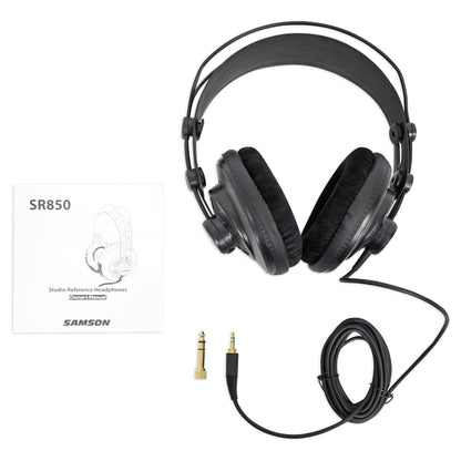4-Person Podcast Recording Kit With Mics, Stands, Headphones