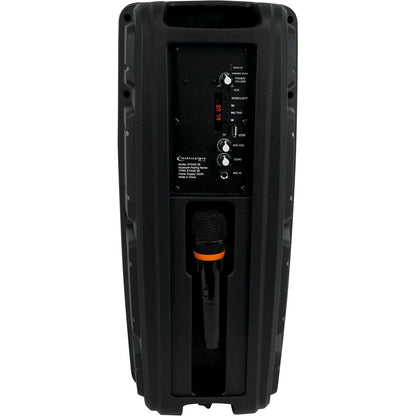 2) Technical Pro Dual 8" Wireless Rechargeable Backyard DJ Party Speakers + Mics