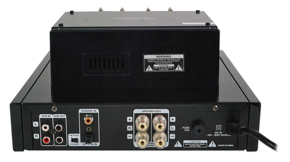 BluTube SG Tube Amplifier + (2) 8" PA Speakers + 8" Subwoofer