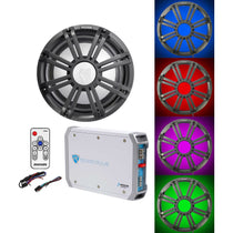 45KMF104 Subwoofer, 45KMG10C Grille, 41KMLC Remote, and RXM-T1 Amplifier