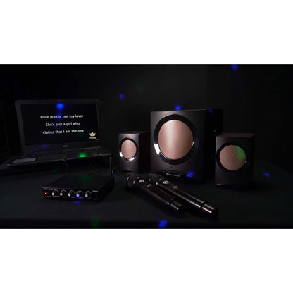 RKI60 Dual UHF Mics + HTS45 5.1 Home Theater Bundle