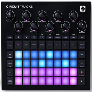 Novation Circuit Tracks MIDI USB Rechargeable Groovebox w/Synths/Drums/Sequencer
