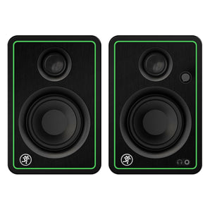 2) Mackie CR3-XBT 3" 50w Bluetooth Reference Studio Monitors + Microphone