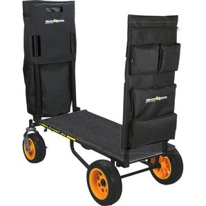 RocknRoller R14G 700lb Capacity DJ Transport Cart+Accessory+Equipment Bag+Deck