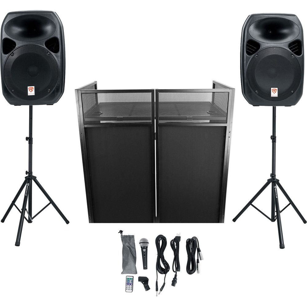 RPG122K 2-Pack + ROCKBOOTH DJ Booth Bundle