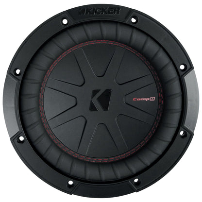 KICKER 48CWR84 CompR 600 Watt 8" Subwoofer DVC 4-ohm Car Audio Sub CWR8-4 COMPR8