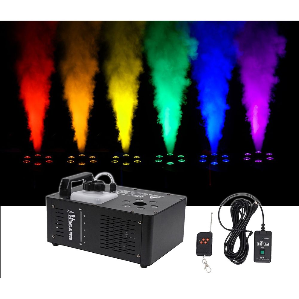 Geyser T6 Fog Machine + Fog Fluid