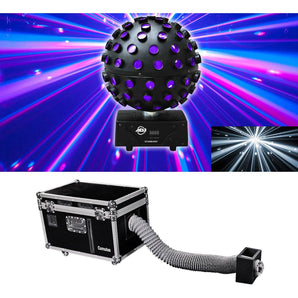 Chauvet DJ CUMULUS Fog Machine Fogger w/ Case+Sphere Shooting Beam Effect Light