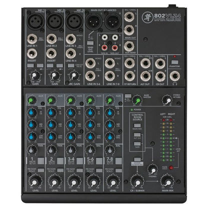 802VLZ4 8-Channel Mixer & Portable Mixer Stand