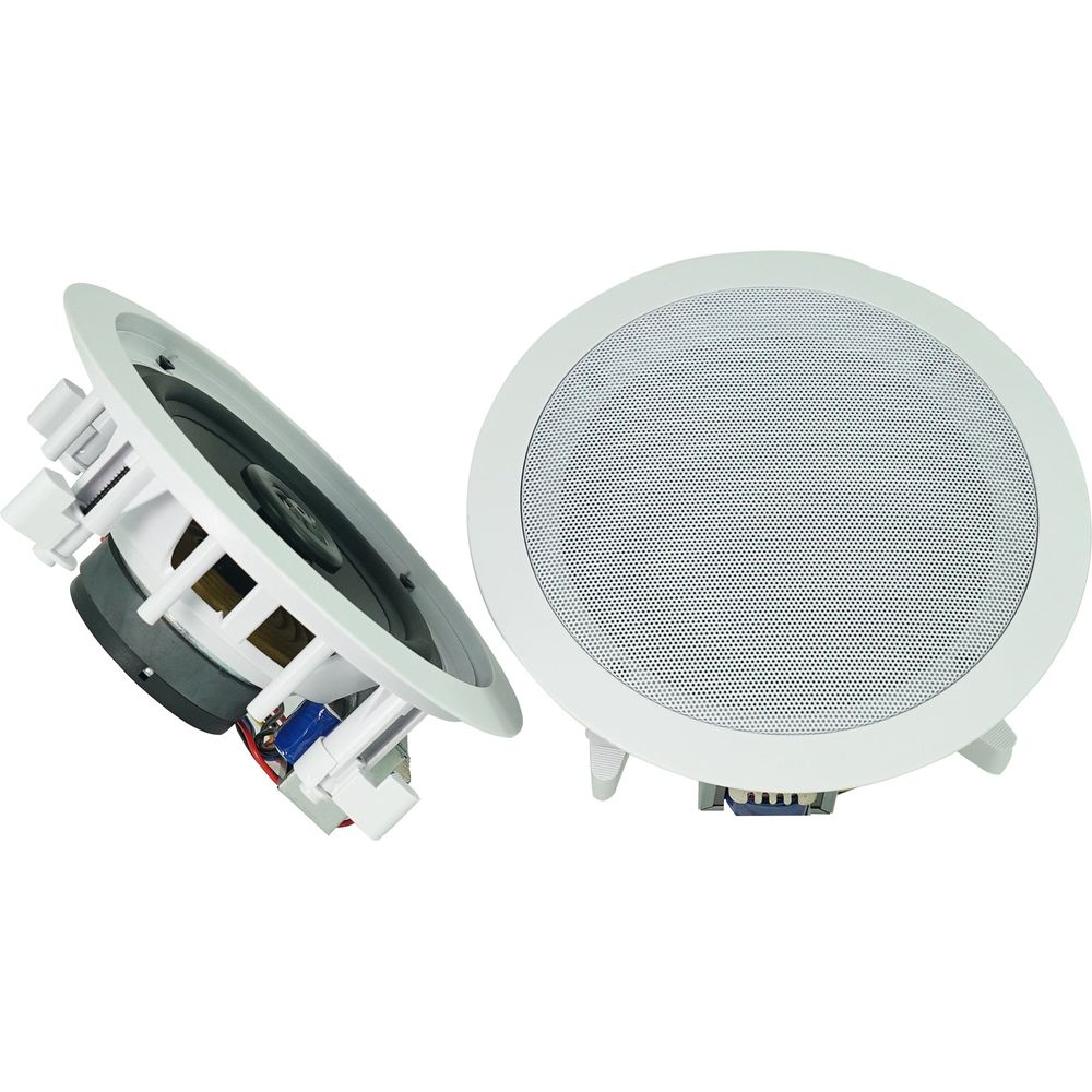 CC65T White 2-Pack + RCS80-1 Amplifier Bundle