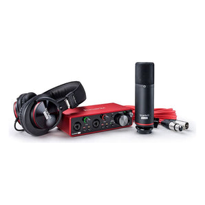 Focusrite 3 Gen Podcast Podcasting Kit w/ 2I2 Interface+Mic+Headphones+Boom Arm