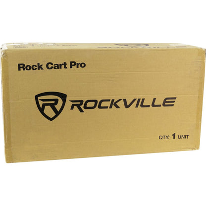 JRX218S Subwoofer + Rock Cart Pro Transport Cart