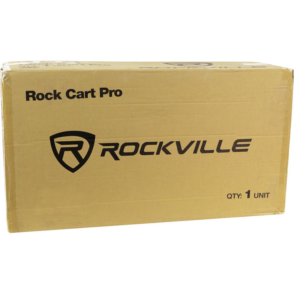 Rock Cart Pro DJ Equipment Transport Roller Car+Mic/Speaker Stand Bag