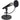Rockville Microphone+Desktop Mic Stand+Pop Filter for Recording, Studio, Podcast