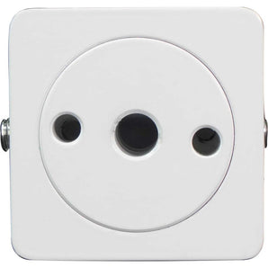 (2) Rockville 5.25" 360° Swivel White Aluminum Surface Mount Boat Speakers