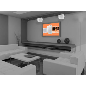 (4) Rockville HP5S-8 5.25" In-Ceiling Home Theater Speakers+JBL Subwoofers