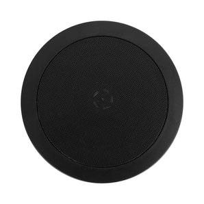 Technical Pro RX4CH Bluetooth Home Receiver Amp+(8) 5.25" Black Ceiling Speakers