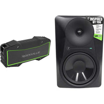 MR824 8" 85 Watt Powered Studio Monitor Class A/B Bi-Amped+Free Speaker