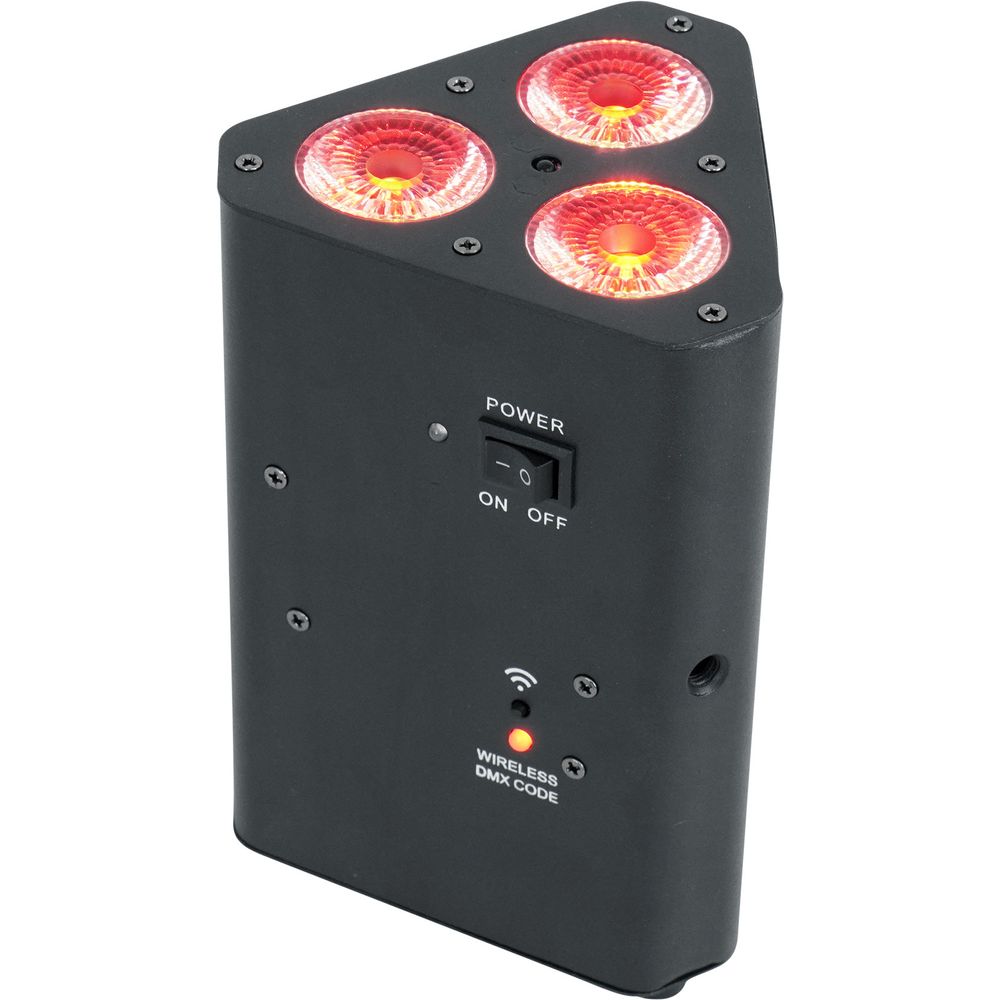 RFAAC DJ Event Facade Booth + (2) RockWedge LED Wireless DMX Par Lights
