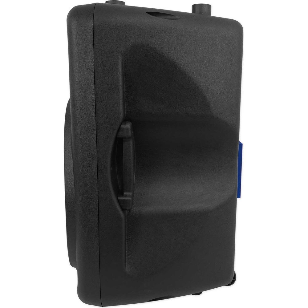 2 RPG15BT 15" Powered Bluetooth DJ Wireless Link Speakers+Rolling Bags