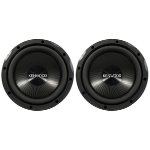 Pair of Kenwood KFC-W2513PS 10" 2000W Peak 600W RMS 4 Ohm Car Subwoofers Subs