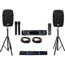 SPGN124 2-Pack + RPA70WBT Karaoke Amplifier Bundle