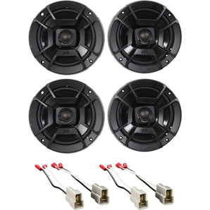 Polk Audio Front+Rear Door 6.5" Speaker Replacement For 1993-2007 Subaru Impreza