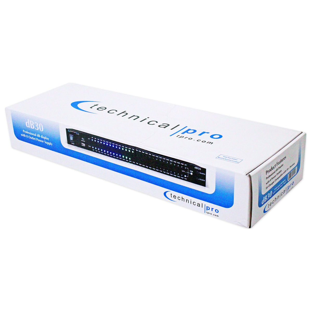 DB30 1U Rack Mount dB Decibel Meter Display