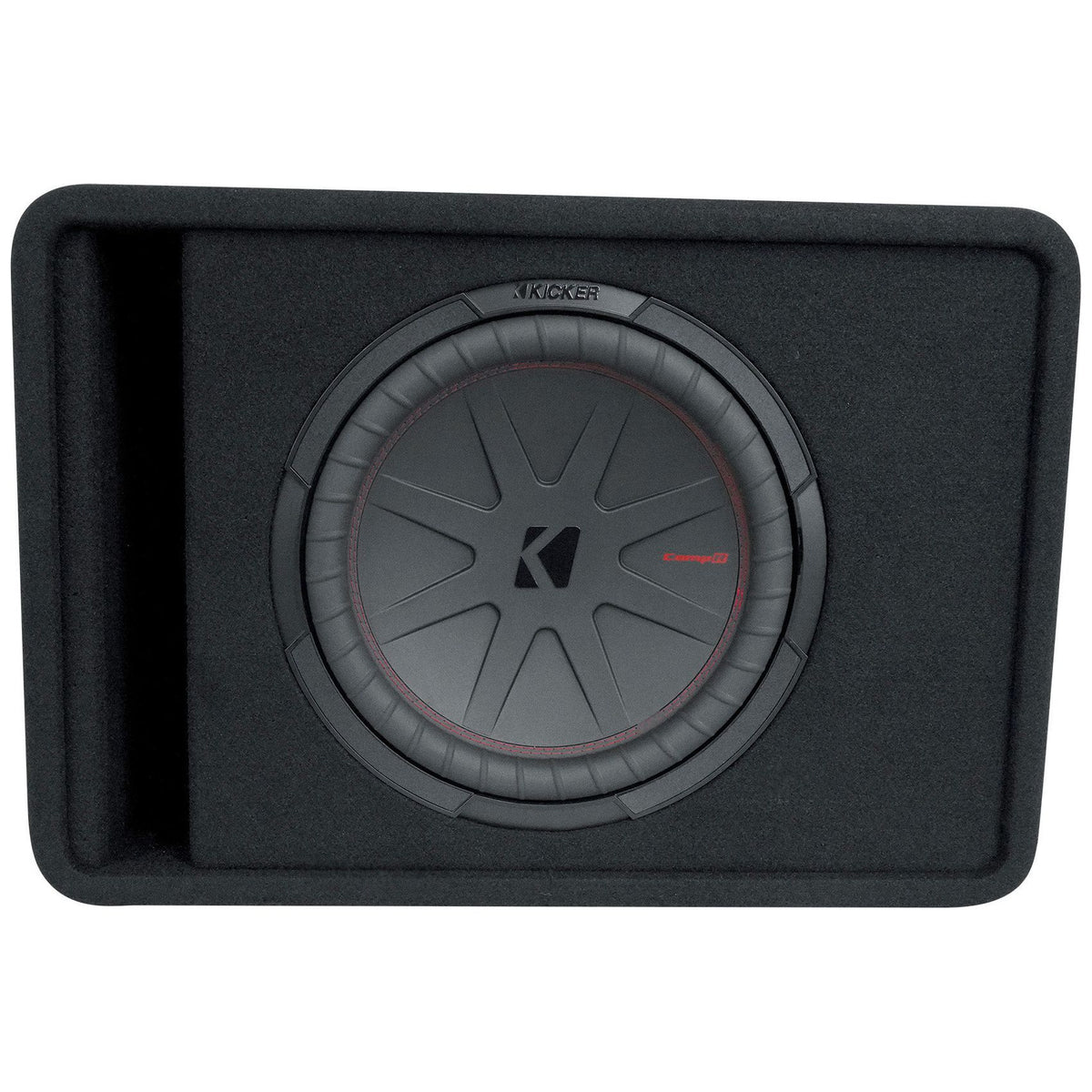 KICKER 48VCWR122 CompR 12" 1000w Car Subwoofer+Vented Sub Box Enclosure Comp12
