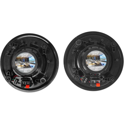 1500 Watt Home Karaoke Machine System + (2) 6.5" Black Ceiling Speakers