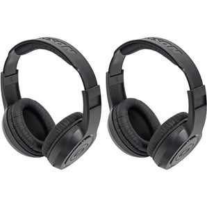 (2) Samson SR350 Over Ear Closed Back Studio Reference Monitoring Headphones