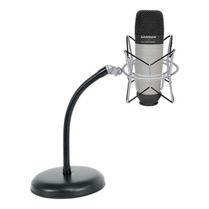 Samson C01 Studio Recording Podcast Microphone+Shock Mount+Gooseneck Mic Stand