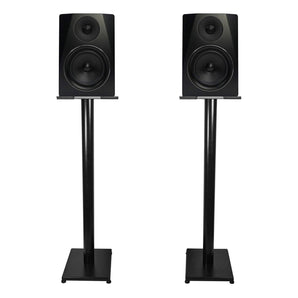 Pair Rockville APM6B 6.5" 350W Powered USB Studio Monitor Speakers+37" Stands