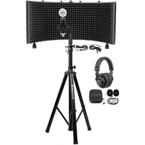 RockShield 3 Isolation Shield + RCM03 Mic + PRO-M50 Headphones Bundle