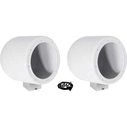 MAC65W White 6.5" Tower Speaker Pods 2-Pack + MAC360W Surface Clamps Bundle