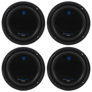 4) Planet Audio AC8D 8" 4800w DVC 4-OHM Car Subs Subwoofers Poly Injection Cones