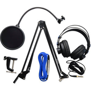 Presonus Broadcast Accessory Pack w/Mic Boom Arm+Pop Filter+HD7 Headphones+Cable