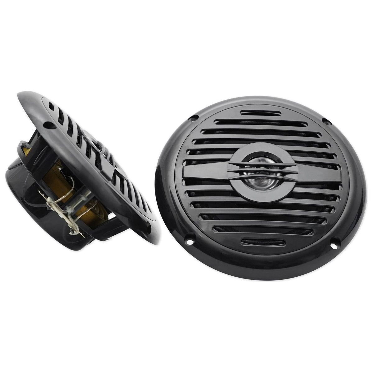 (4) MS525B 5.25" 200W Waterproof Hot Tub Speakers In Black