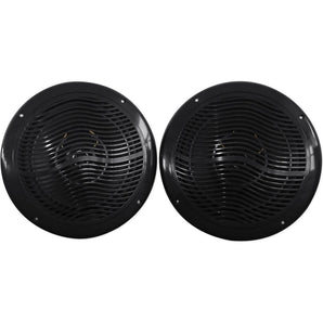 (4) Rockville RMC80B 8" 1600 Watt Waterproof Marine Boat Speakers 2-Way Black