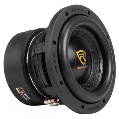 W8K9D4 8" Subwoofers 2-Pack + KRYPTON-M3 Amplifier Bundle