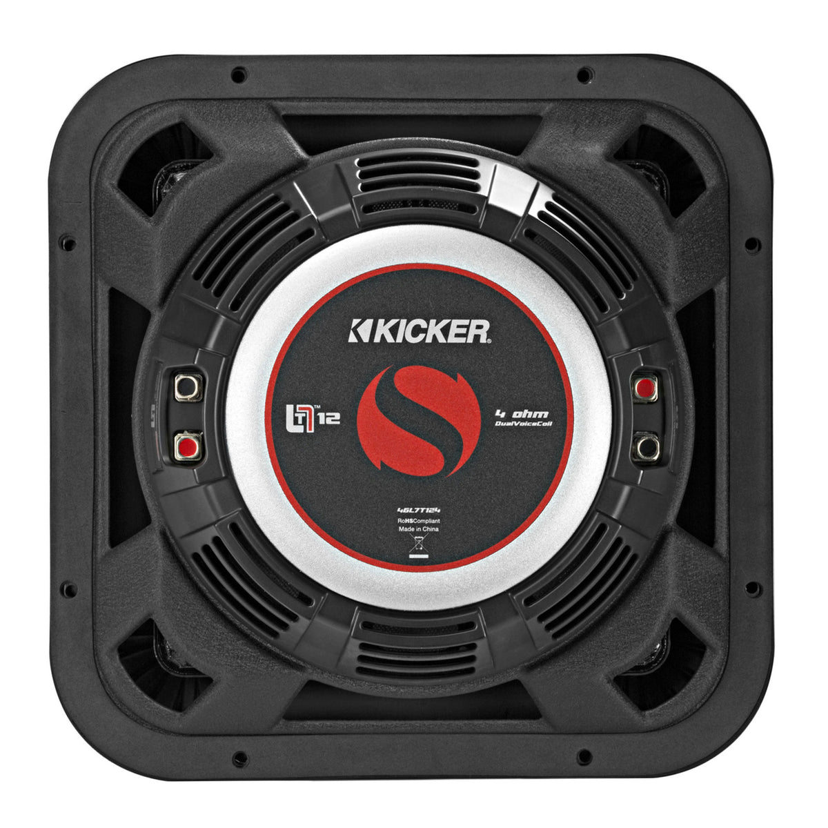2) 46L7T124 12" 1200w L7T Car Subwoofers Solo-Baric Subs L7T124 DVC 4-ohm