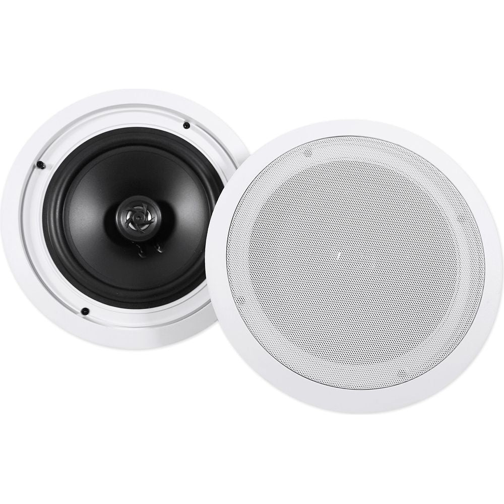 Home Theater Bluetooth Receiver+Equalizer EQ+(2) 8" Ceiling Speakers