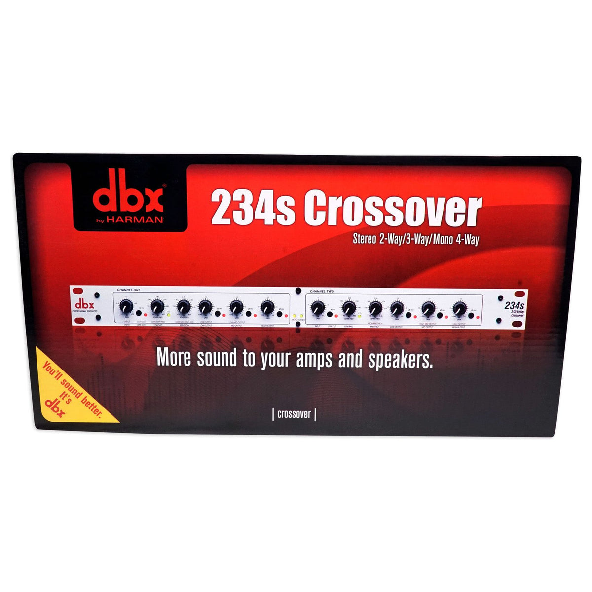 234S Stereo 2/3-Way, Mono 4-Way Crossover