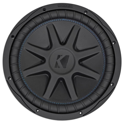 50CVX124 COMPVX 12" Car Subwoofer with Mono Amplifier and Amp Kit